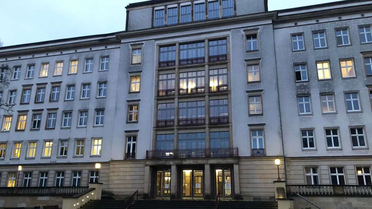 Städtisches Krankenhaus Eisenhüttenstadt im Januar 2025