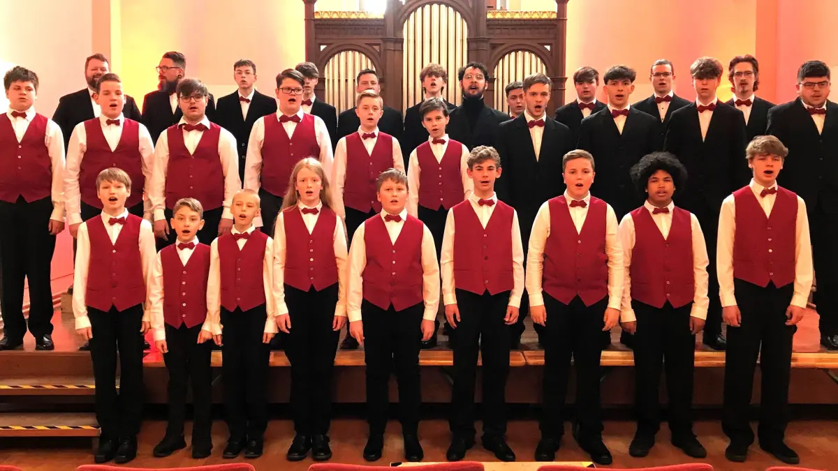 Frankfurt (Oder). Knabenchor der Singakademie Frankfurt (Oder). Leitung: Miguel Ehlert. 23.03.2024 Foto: Frank Groneberg