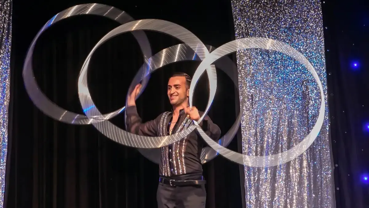 Eisenhüttenstadt. Travestie-Show "Fantasy der Travestie" im Friedrich-Wolf-Theater, Gastspiel des Theaters "Saviras Show-Palast" aus Mühlheim am Main. Pressebild. Foto: Heiner Engelter