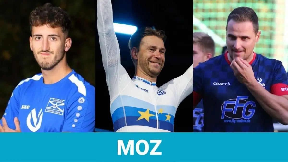 Fußballer Jan Geis (Preussen Eberswalde), Bahnradsportler Roger Kluge und Fußballer Ron Haß vom FC Hennigsdorf sind die neuen Kandidaten für den MOZ-Sportler der Woche.