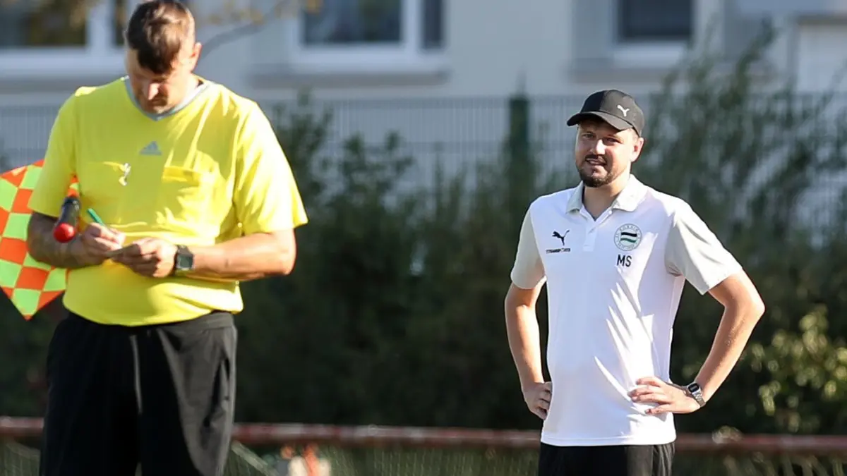LL 4. ST FC Schwedt - SG Bornim : Schwedt,21.09.24, LL 4. ST FC Schwedt - SG Bornim, SG-Trainer Maximilian Stöck