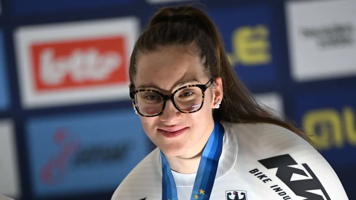 15-02-2025 European Championships Elite Women Track; Giornata 04; 2025, Germany; Schneider, Clara; Zolder Velodromo; : 15-02-2025 European Championships Elite Women Track Giornata 04 2025, Germany Schneider, Clara Zolder Velodromo PUBLICATIONxNOTxINxITAxFRAxNED