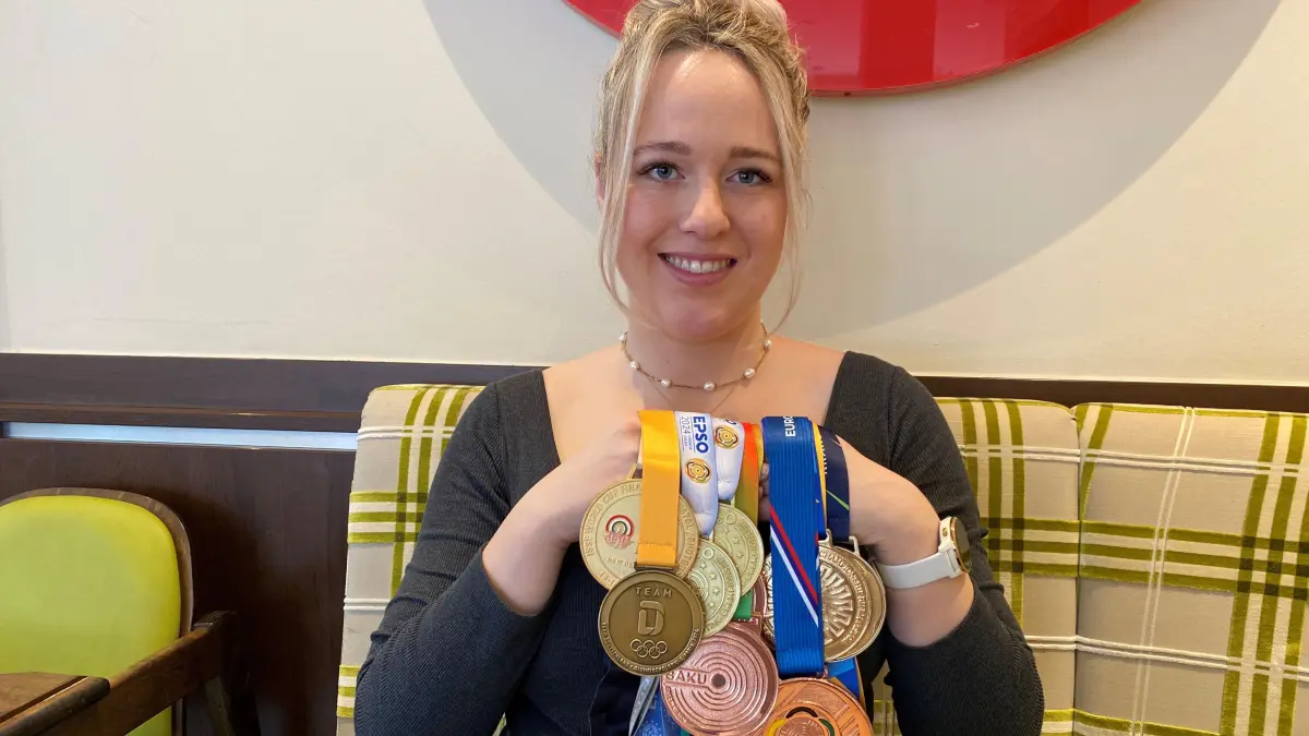 Internationaler Durchbruch: Das Jahr 2024 war für die 29-jährige Pistolenschützin Josefin Eder das erfolgreichste. Die Olympia-Starterin holte zumj ersten Mal auch bei internationalen Wettbewerben Medaillen.