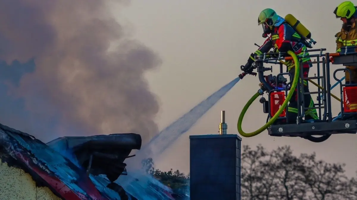 Beetz Beetzer Stege Wohnhaus in Brand Feuer 9. März 2025