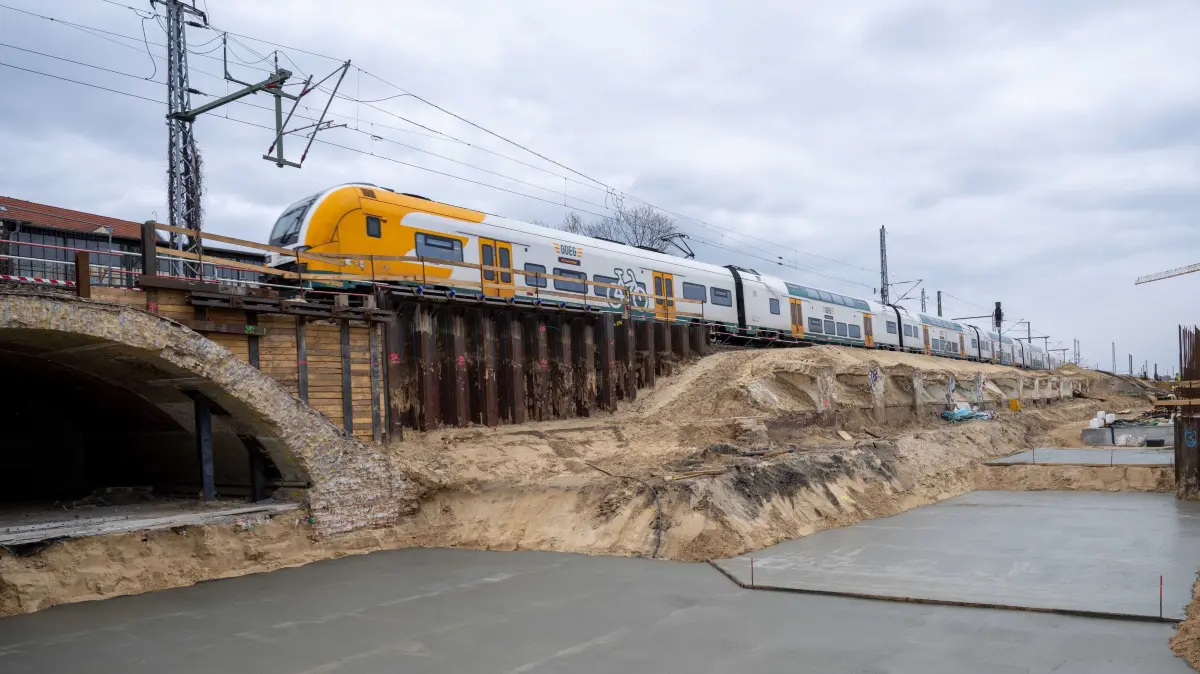Umbau des Bahnhofs Köpenick zum Regionalbahnhof 2025: Berlin, Stadtbild, Umbau des Bahnhofs Berlin-Köpenick zum Regionalbahnhof, 13.03. 2025, Foto: Matthias Koch
