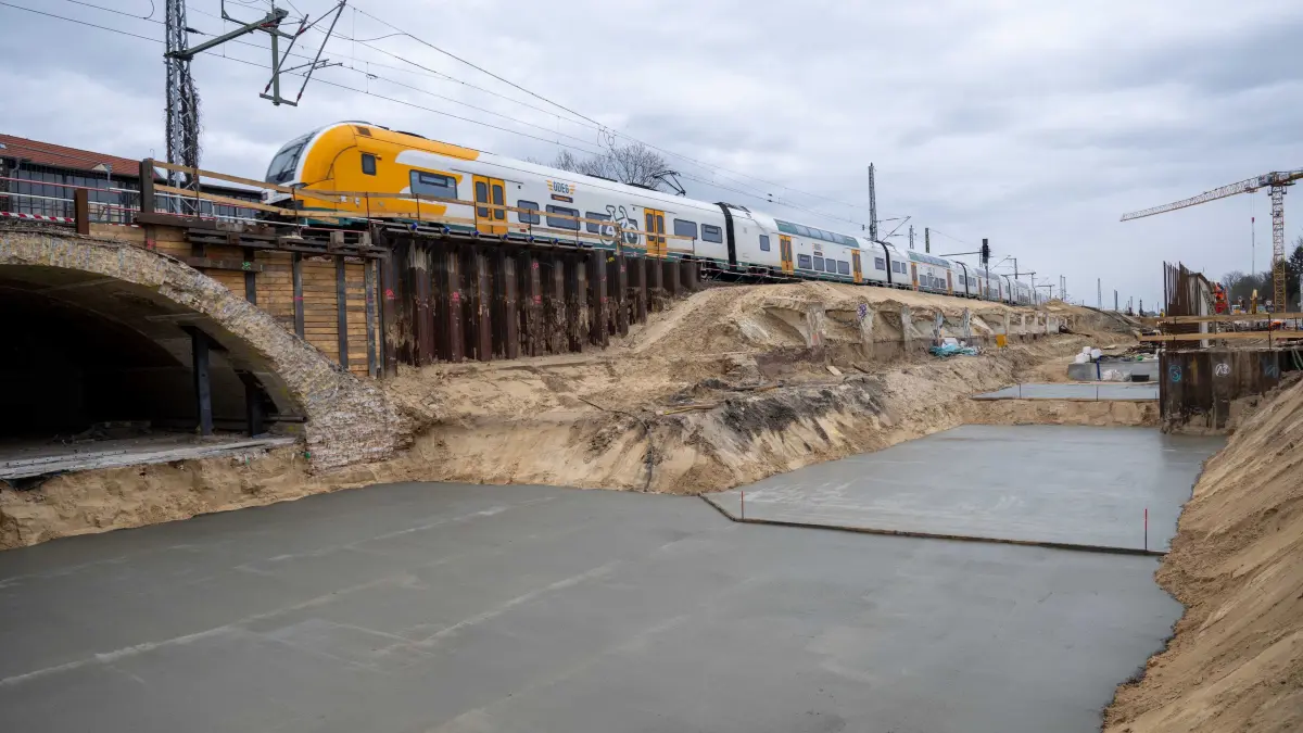 Umbau des Bahnhofs Köpenick zum Regionalbahnhof 2025: Berlin, Stadtbild, Umbau des Bahnhofs Berlin-Köpenick zum Regionalbahnhof, 13.03. 2025, Foto: Matthias Koch