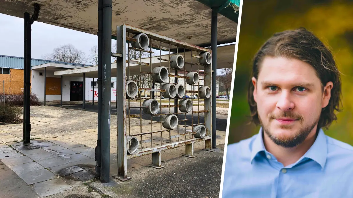 Der Platz der Jugend mit dem Club am Anger (Foto) steht bei einem neuen Politikformat im Mittelpunkt. Oliver Skopec vom Bündnis Sahra Wagenknecht (BSW) hat es ins Leben gerufen.