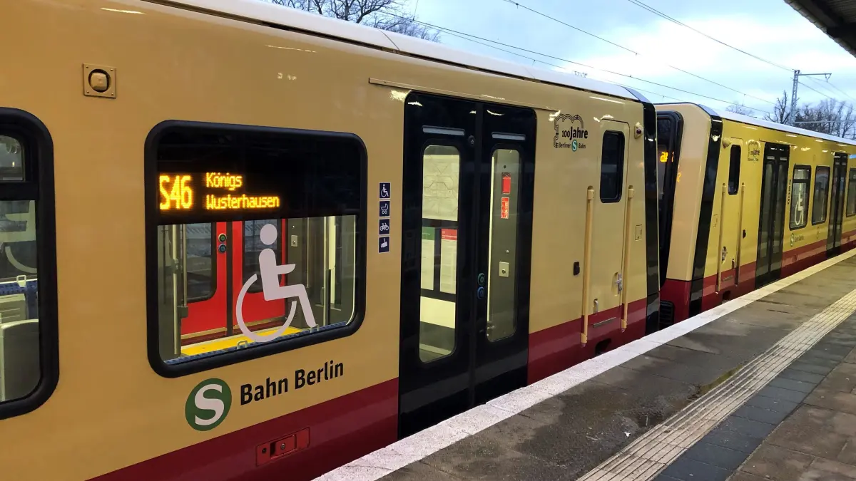 S-Bahn in Eichwalde: Auf der Linie der S46 kommt es in Richtung Berlin zu Ausfällen.