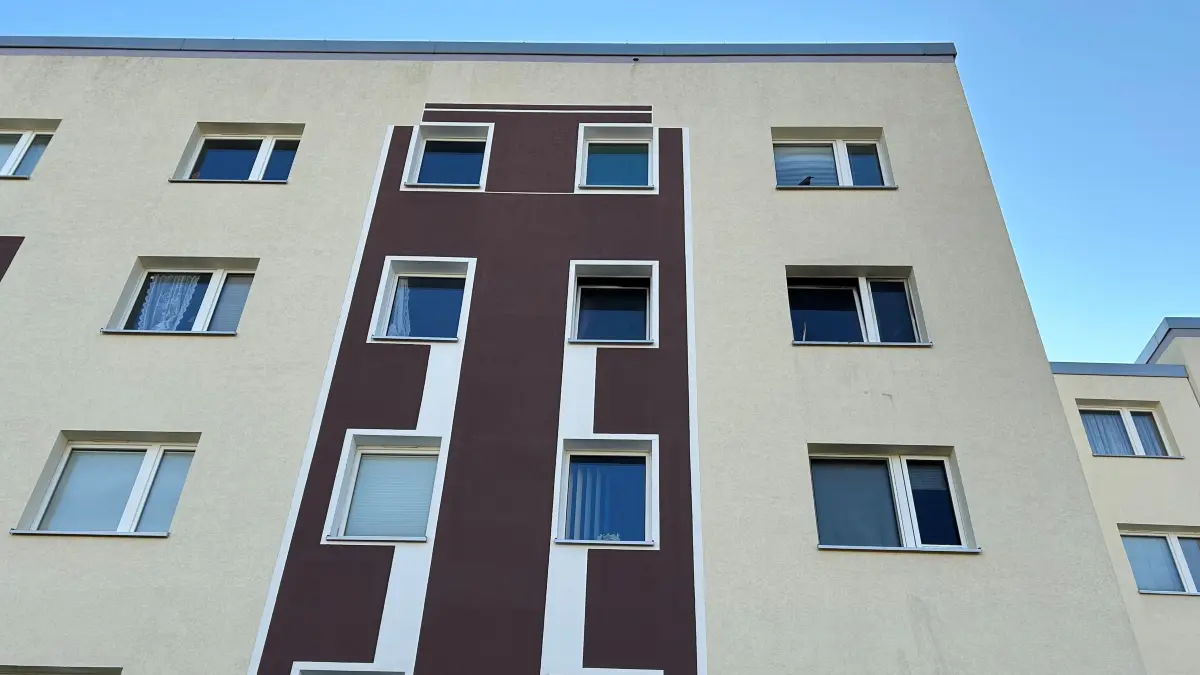 Ehm-Welk-Straße in Schwedt: Dort kam es Freitagabend zu einem Wohnungsbrand.