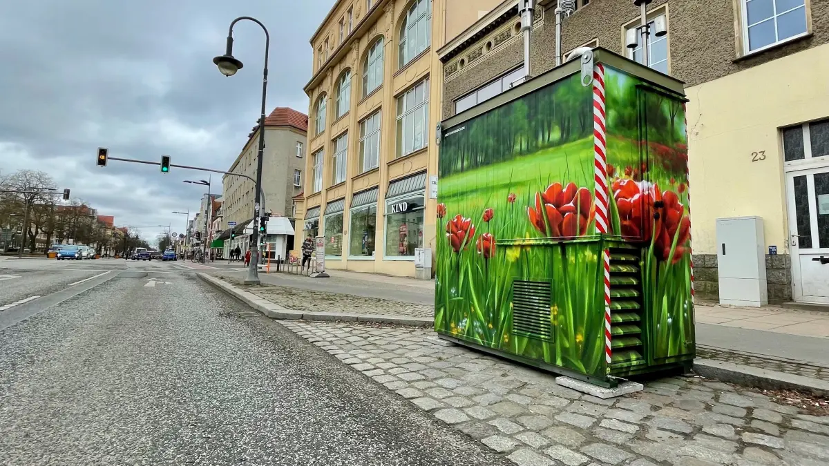 Luftmessstation an der Bernauer Straße in Oranienburg
