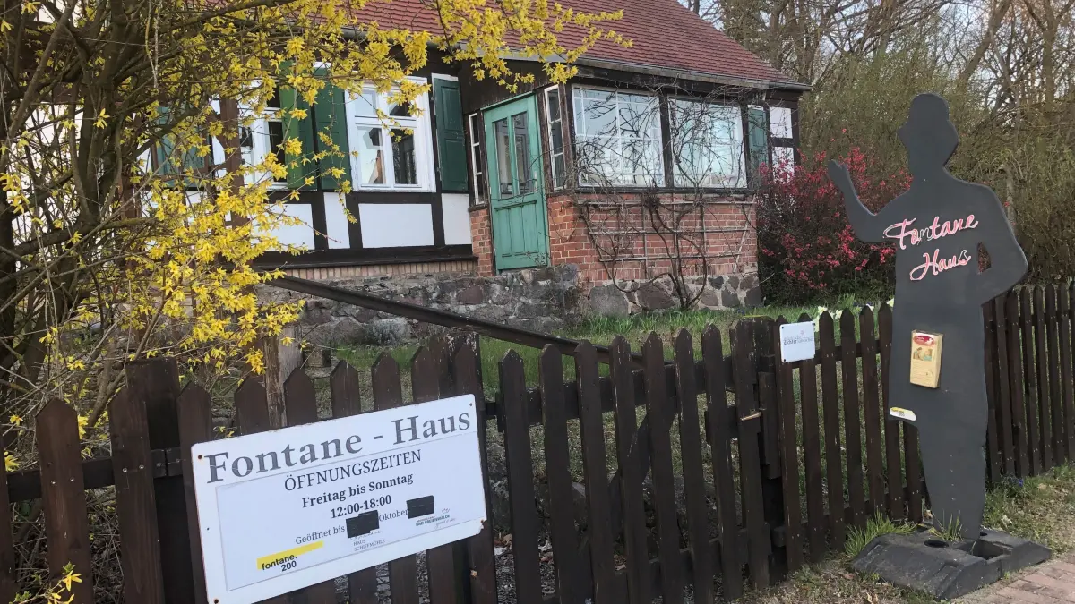Kleinod: Wann das Fontanehaus wieder eröffnet.