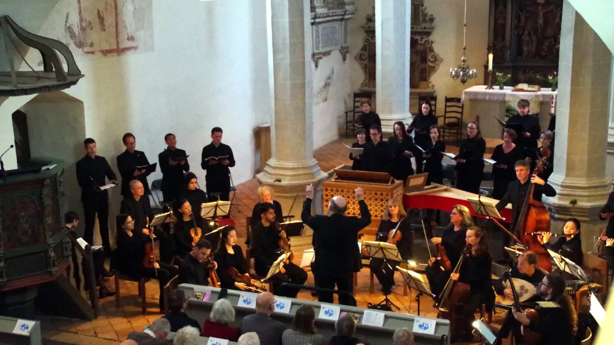 Dramatik und Emotionalität zeichnet die Aufführung von Grauns Passionsoratorium Der Tod Christi in Rheinsberg aus