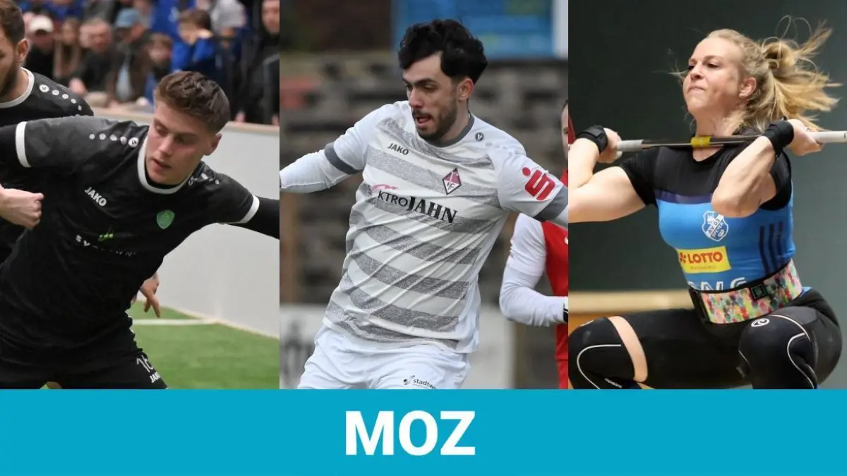 Fußballer Nick Graupner, Fußballer Derenik Mayilyan und Gewichtheberin Lisa Marie Schweizer sind die neuen Kandidaten für die Wahl zum Sportler der Woche der MOZ.