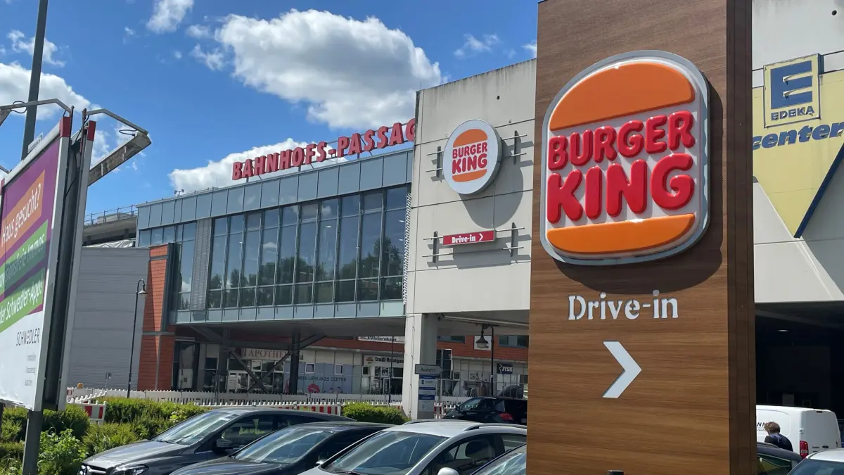 Burger King Filiale Bahnhofspassage Bernau geschlossen