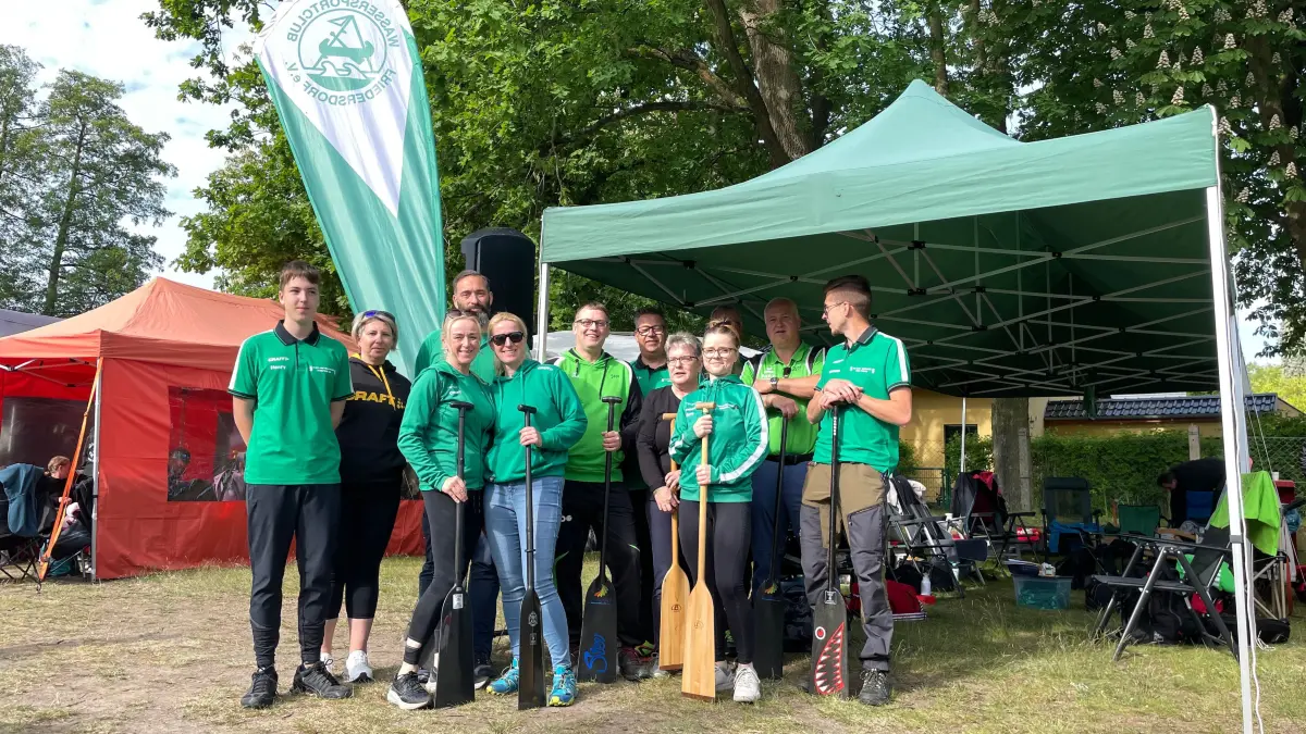 Das Team SAS (Spaß am Sport) ist aus Sachsen-Anhalt angereist.