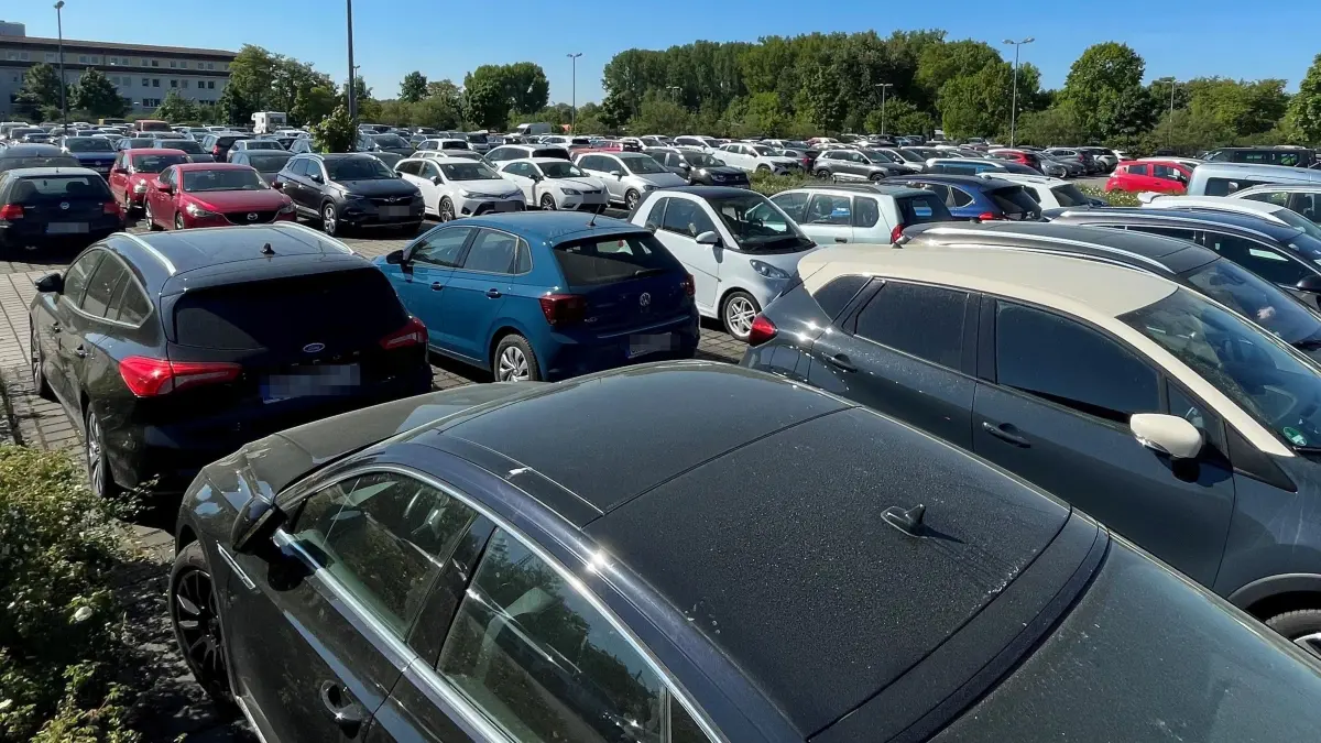Parkplatz Oranienburg am Bahnhof, Park & Ride an der Stralsunder Straße