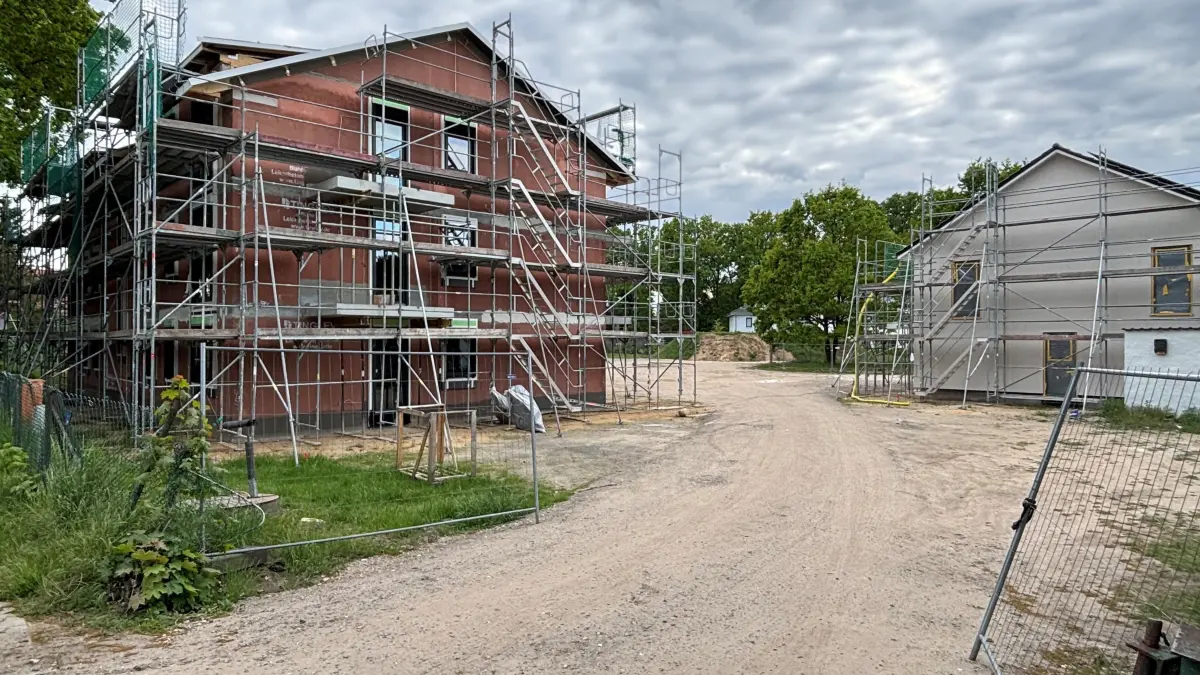 Neuenhagen bei Berlin, Baustelle an der Schöneicher Straße