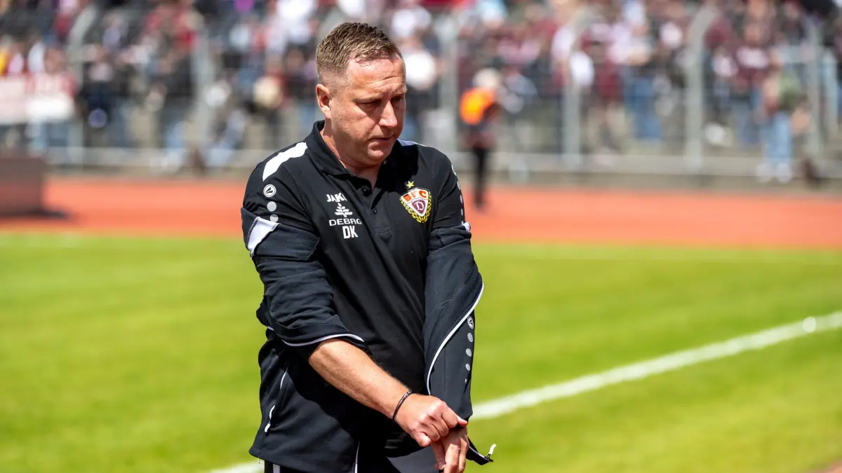 Berliner Landespokal 2024/25, Finale Eintracht Mahlsdorf – BFC Dynamo: Fußball, Herren, Saison 2024/2025, COSY-WASCH Landespokal Berlin (Finale) im Mommsenstadion, BSV Eintracht Mahlsdorf – BFC Dynamo, Trainer Dennis Kutrieb (BFC Dynamo), 24.05. 2025, Foto: Matthias Koch