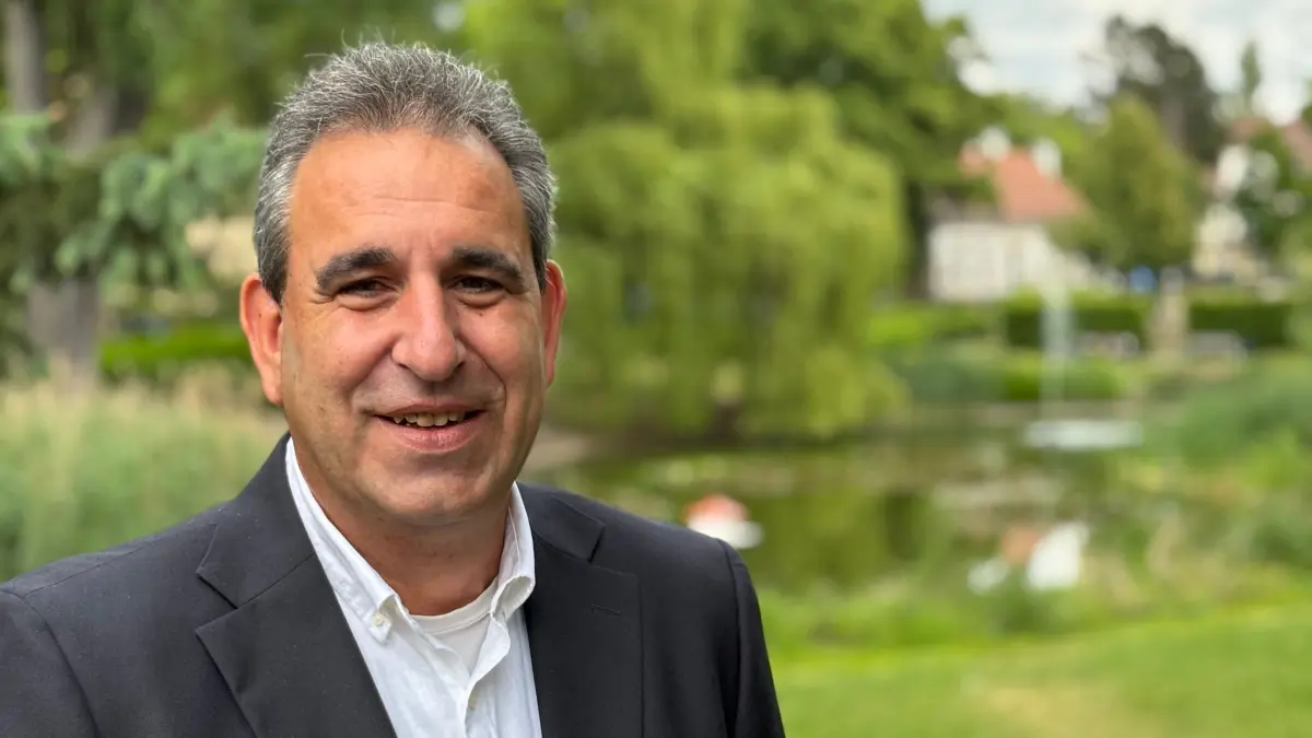 Kandidat Nummer 4: Michael Breier (parteilos) bewirbt sich um das Amt des Bürgermeisters von Glienicke. Er hat bislang drei Gegner.