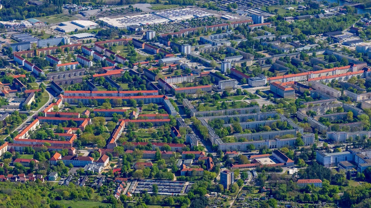 Luft Eisenhuettenstadt Zentrum