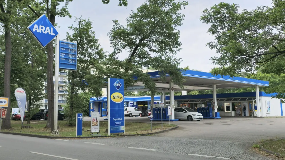 Die Aral Tankstelle in Königs Wusterhausen