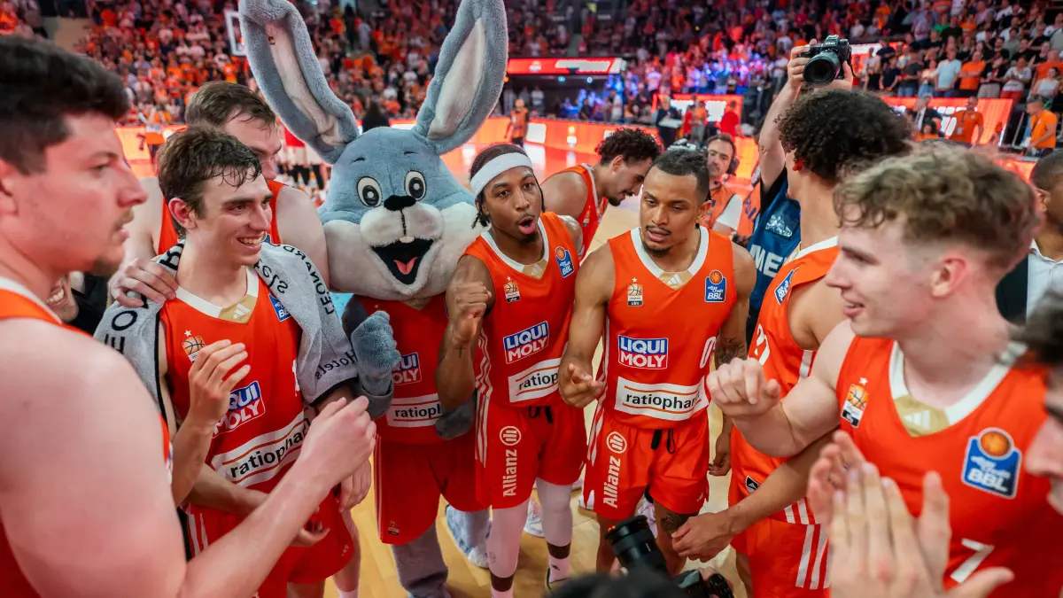 Basketball Ulm 2. Finalspiel Ulm gegen München Ratiopharm Arena