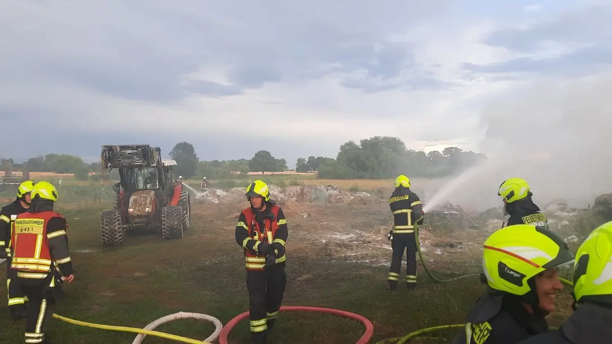 35 Einsatzkräfte der Feuerwehr aus Altlandsberg, Neuenhagen und Bruchmühle waren im Einsatz.