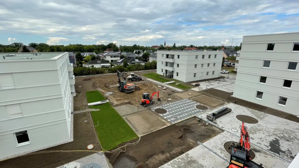 Woba Wohnungen in Oranienburg, 3. Bauabschnitt Weiße Stadt mit 63 Wohnungen fertig (insgesamt in dem Quartier: 199 neue Wohnungen)