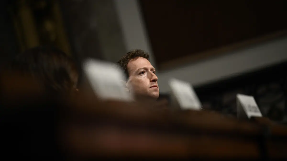 (FILES) Mark Zuckerberg, CEO of Meta, looks on during the US Senate Judiciary Committee hearing "Big Tech and the Online Child Sexual Exploitation Crisis" in Washington, DC, on January 31, 2024. Meta chief Mark Zuckerberg and other company board members have settled a shareholder lawsuit over decisions made in the wake of the Cambridge Analytica privacy scandal, sources familiar with the matter told AFP on on July 17, 2025. The long-running lawsuit, whose trial began on July 16, 2025, alleged that defendants overpaid the US government in 2019 when they engineered a $5 billion settlement for alleged privacy violations in the scandal. (Photo by Brendan SMIALOWSKI / AFP)