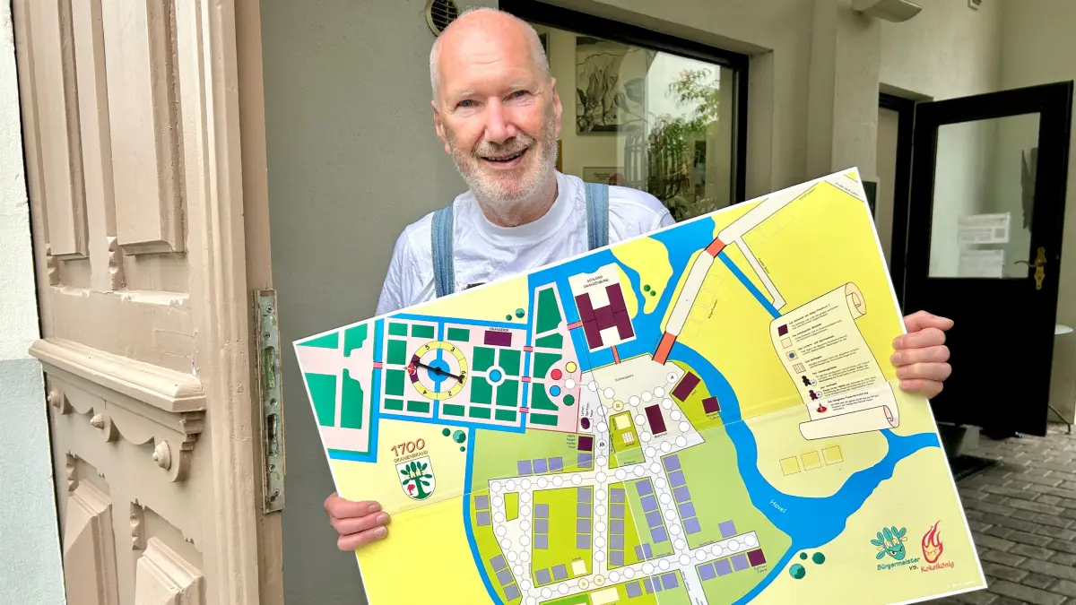 Oranienburg als Bettspiel - Entwickler Wolfgang Stock (72) sucht Investoren