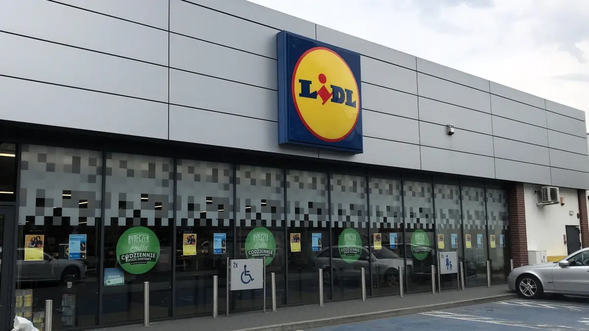 Slubice. Discounter Lidl. Außenansicht. 11.08.2025 Foto: Frank Groneberg