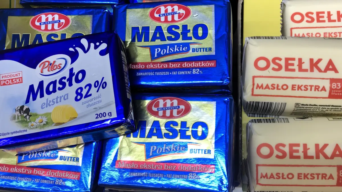 Slubice. Discounter Lidl. Butter aus polnischer Produktion. 11.08.2025 Foto: Frank Groneberg
