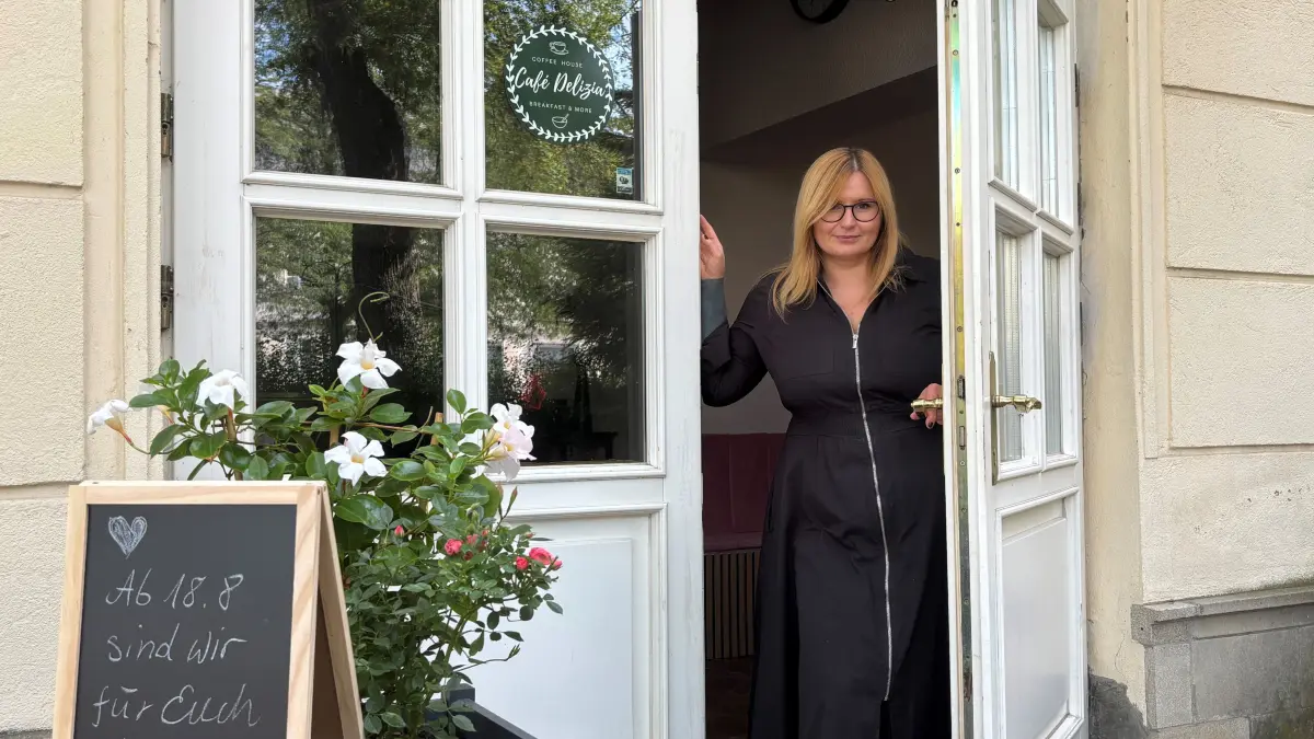 Marlena Izdebska eröffnet in Eisenhüttenstadt am 18. August das Café Delizia