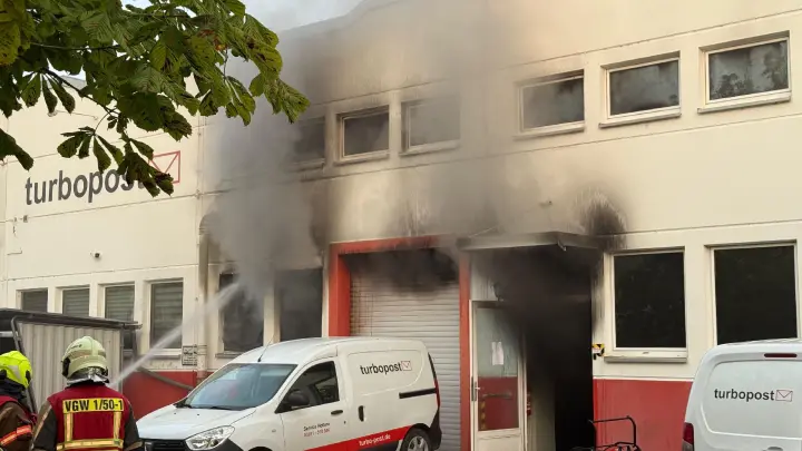 Feuer bei Turbopost in Treskow ausgebrochen