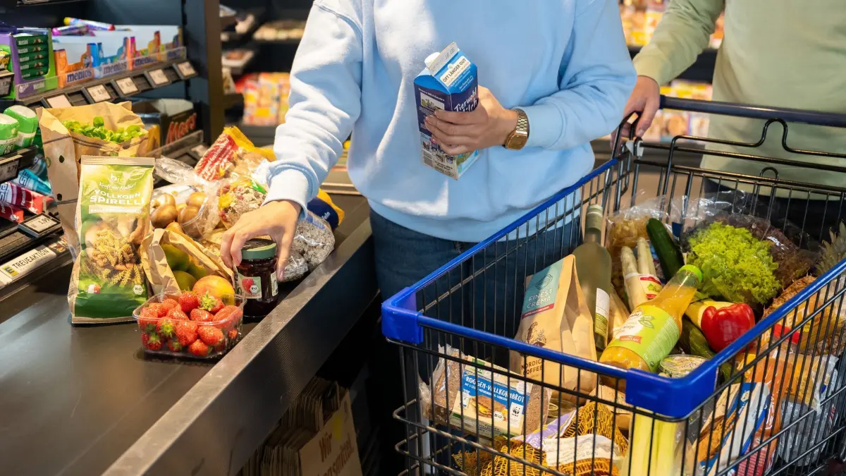 Einkauf im Supermarkt