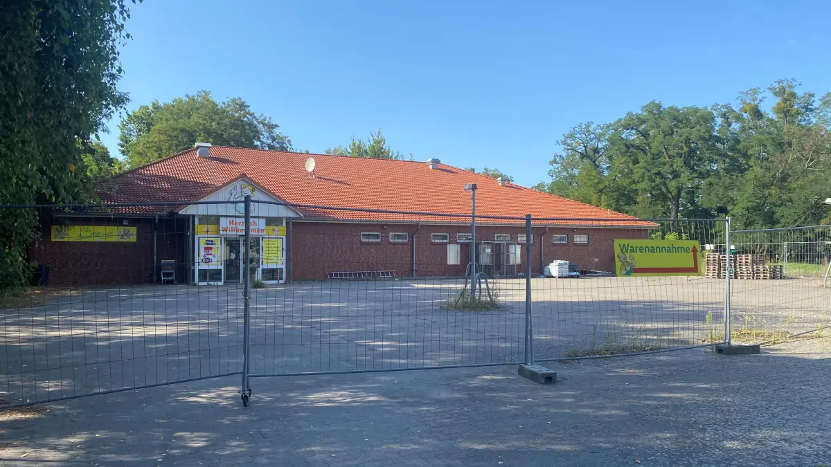 Der Landmarkt in Neuhardenberg ist seit einiger Zeit geschlossen.