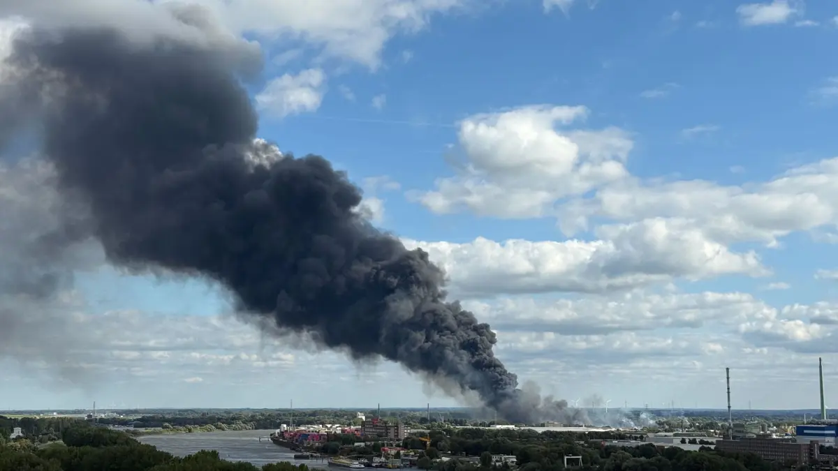 Großbrand in Hamburg
