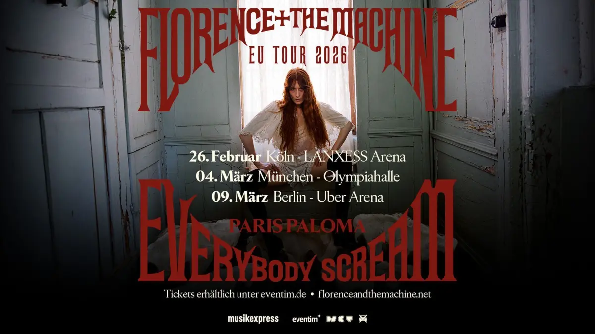 Florence + the Machine mit neuem Album „Everybody Scream“ live in Deutschland!