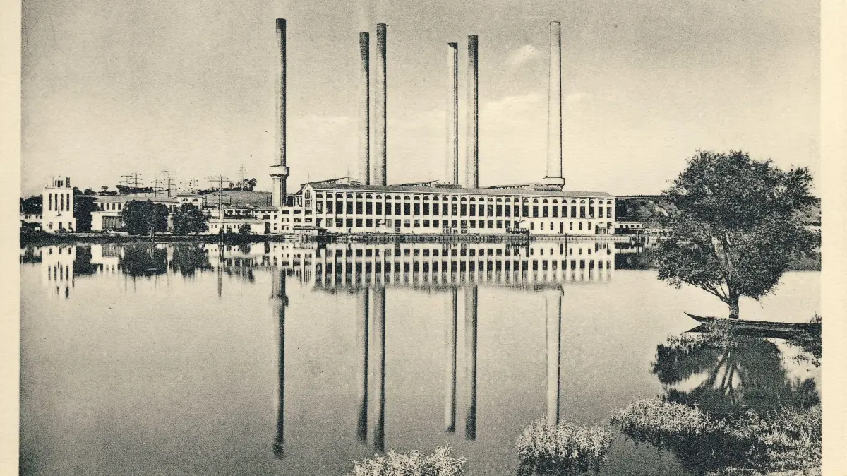 (ohne Überschrift): Kraftwerk Finkenheerd 1935