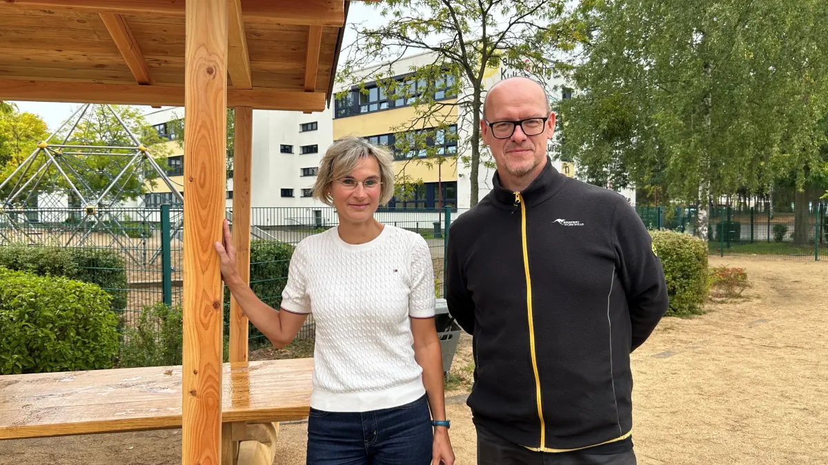 Grundschule am Schwärzesee in Eberswalde, lange ein Krisenfall, jetzt Vorreiterschule, Anke Billing und Andreas Gläßer