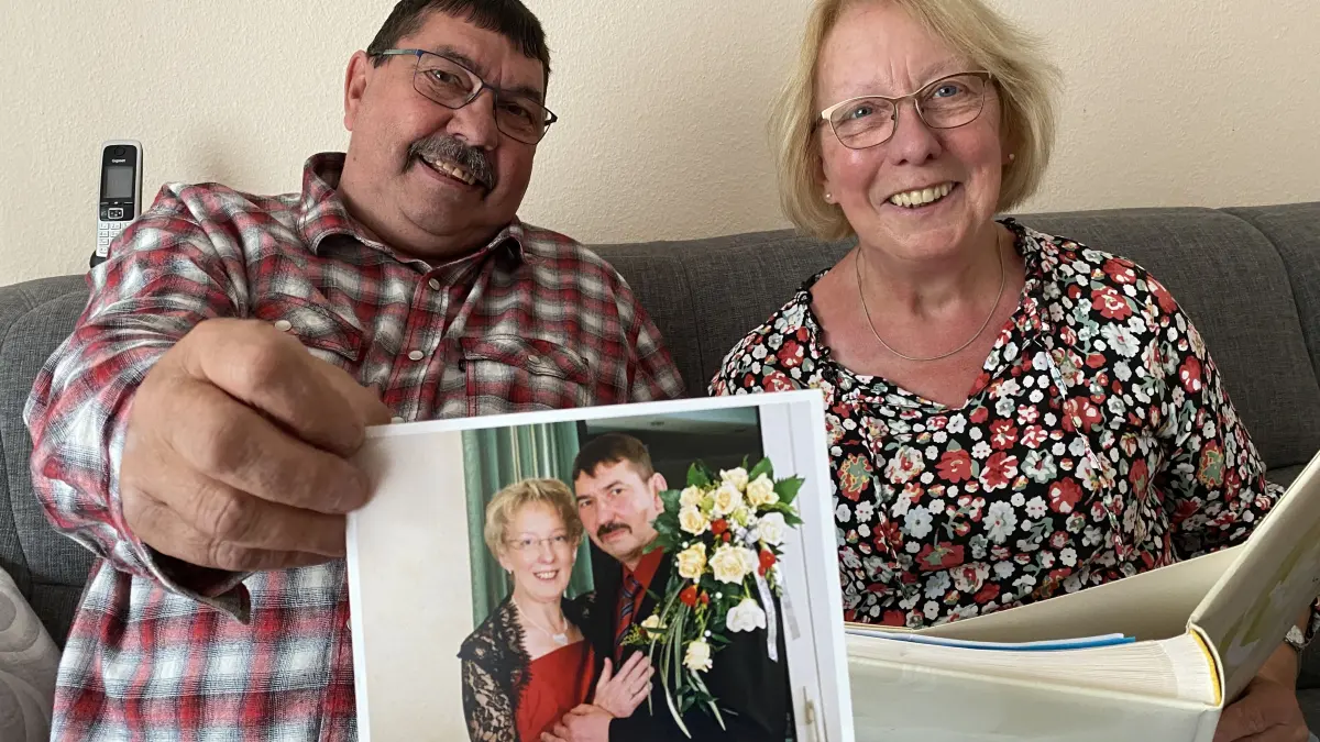 Angelika und Peter Frank aus Beelitz haben 2007 ihre Silberhochzeit gefeiert. Die Bundeswehr sorgte für einen unvergesslichen Glücksmoment.