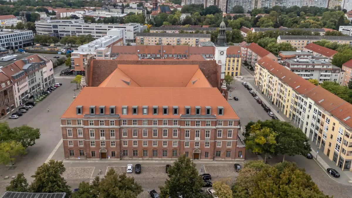 Das Rathaus in Frankfurt ist gerade umkämpft.