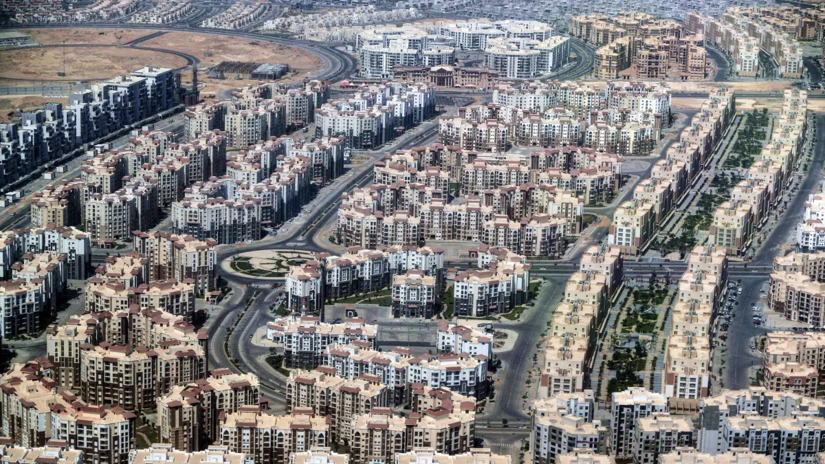Ein Teil der neuen Hauptstadt von Ägypten. Mit dem Bau der "New Administrative capital" (NAC) wurde in 2015 begonnen. Das Foto entstand im September 2023