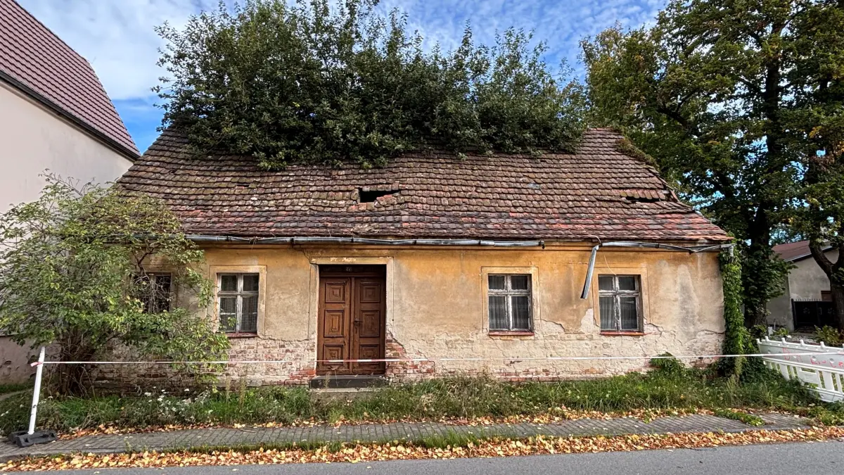 Dieses Haus wird für 1000 Euro versteigert. Es liegt an der Hauptstraße in Lieberose. Das mist über dieses alte Haus bekannt.