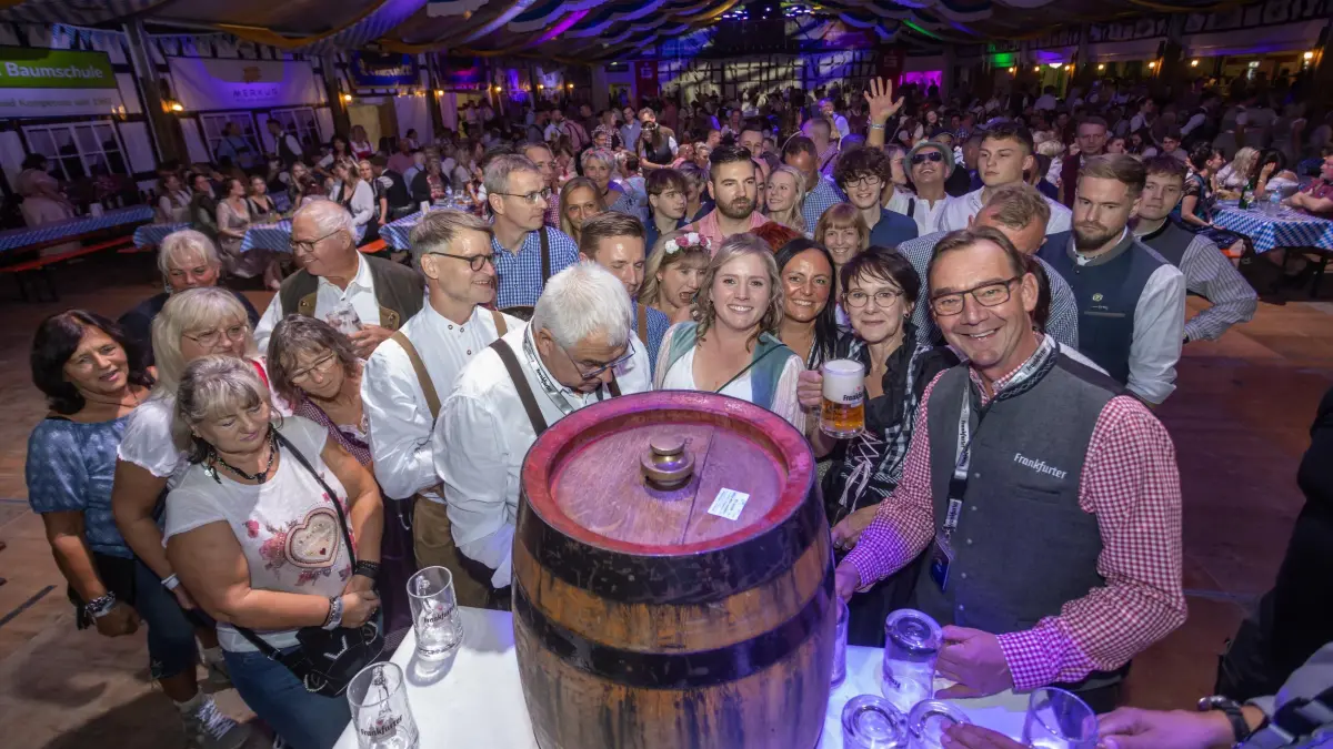 Das Oktoberfest in Frankfurt ist gestartet.