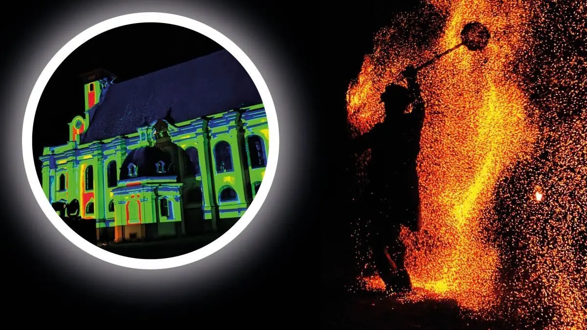 Lichterfest in Neuzelle im Jahr 2023