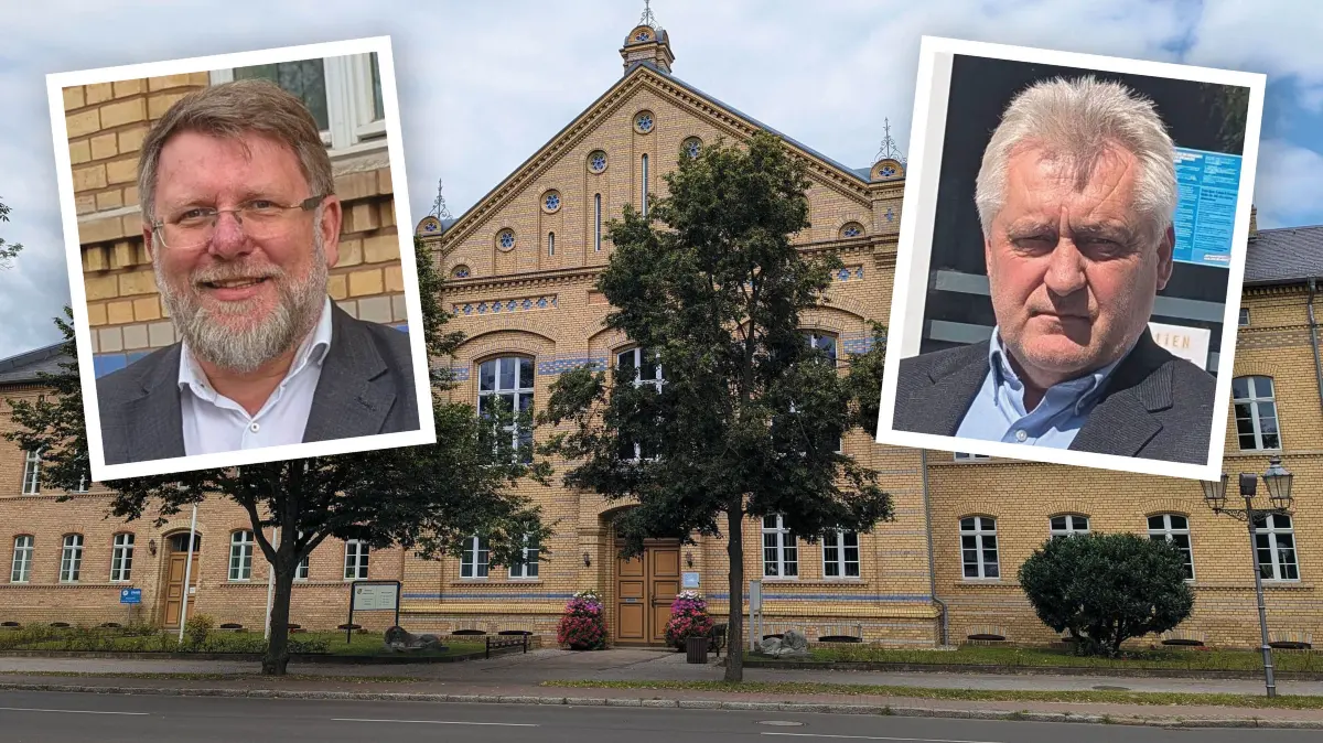 Wer zieht ins Rathaus ein? Stichwahl in Wriezen zwischen Karsten Ilm (CDU/l.) und Thomas Knels (AfD)