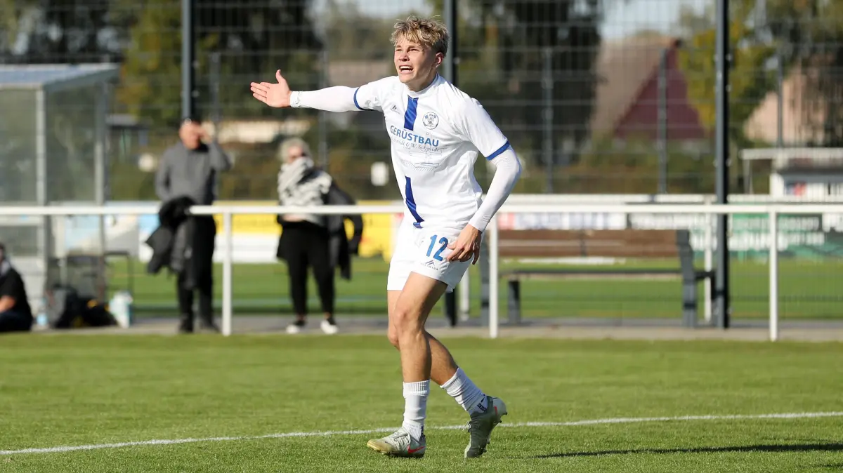 FB LL 5. ST: FC Schwedt - FSV Bernau 3:2: Schwedt, 27.09.2025, FB LL 5. ST: FC Schwedt - FSV Bernau 3:2, Jacob Koch