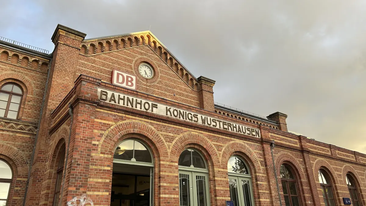 Der Bahnhof und die Bahnhofsstraße von Königs Wusterhausen sollen aufpoliert werden. Was soll hier entstehen?
