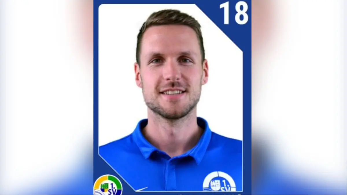 Fußballer Christian Voß vom 1. SV Oberkrämer